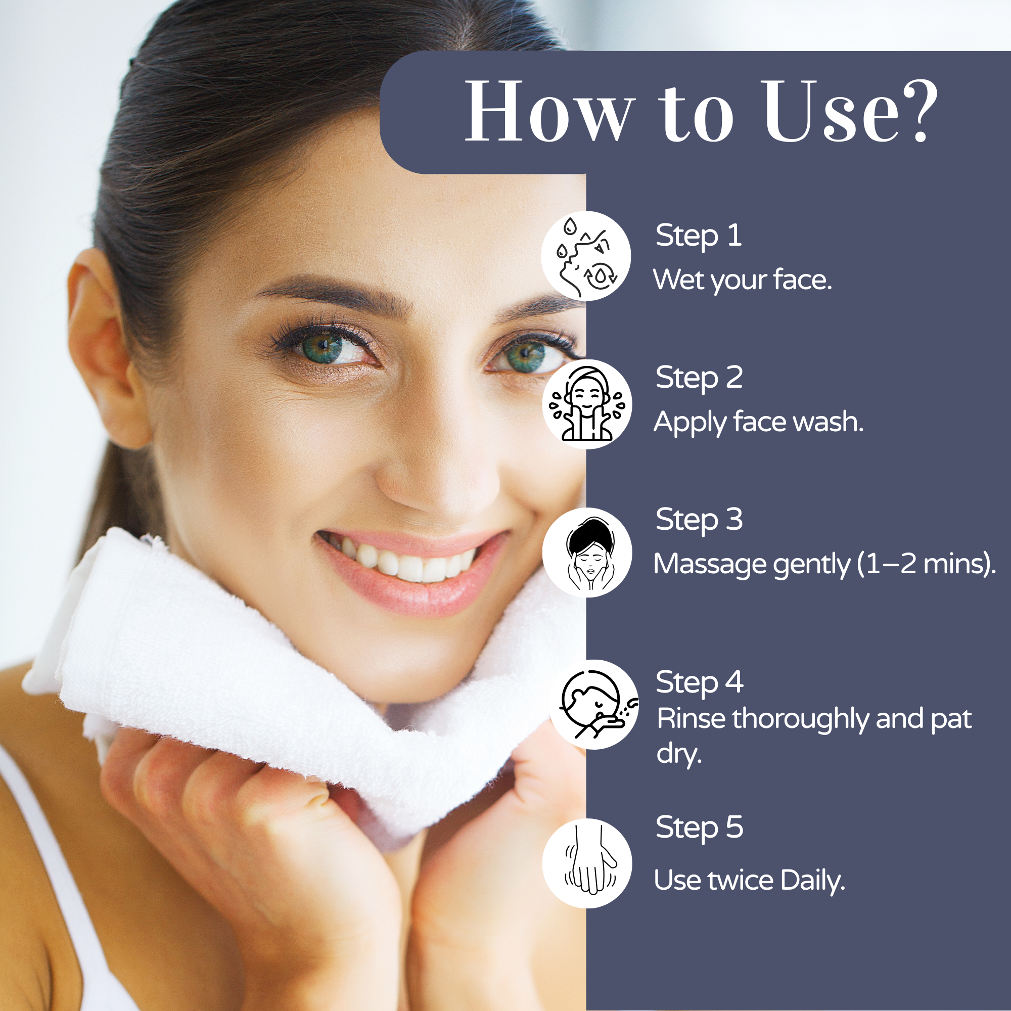 L-Glutathione Face Wash for Mens - 100 g