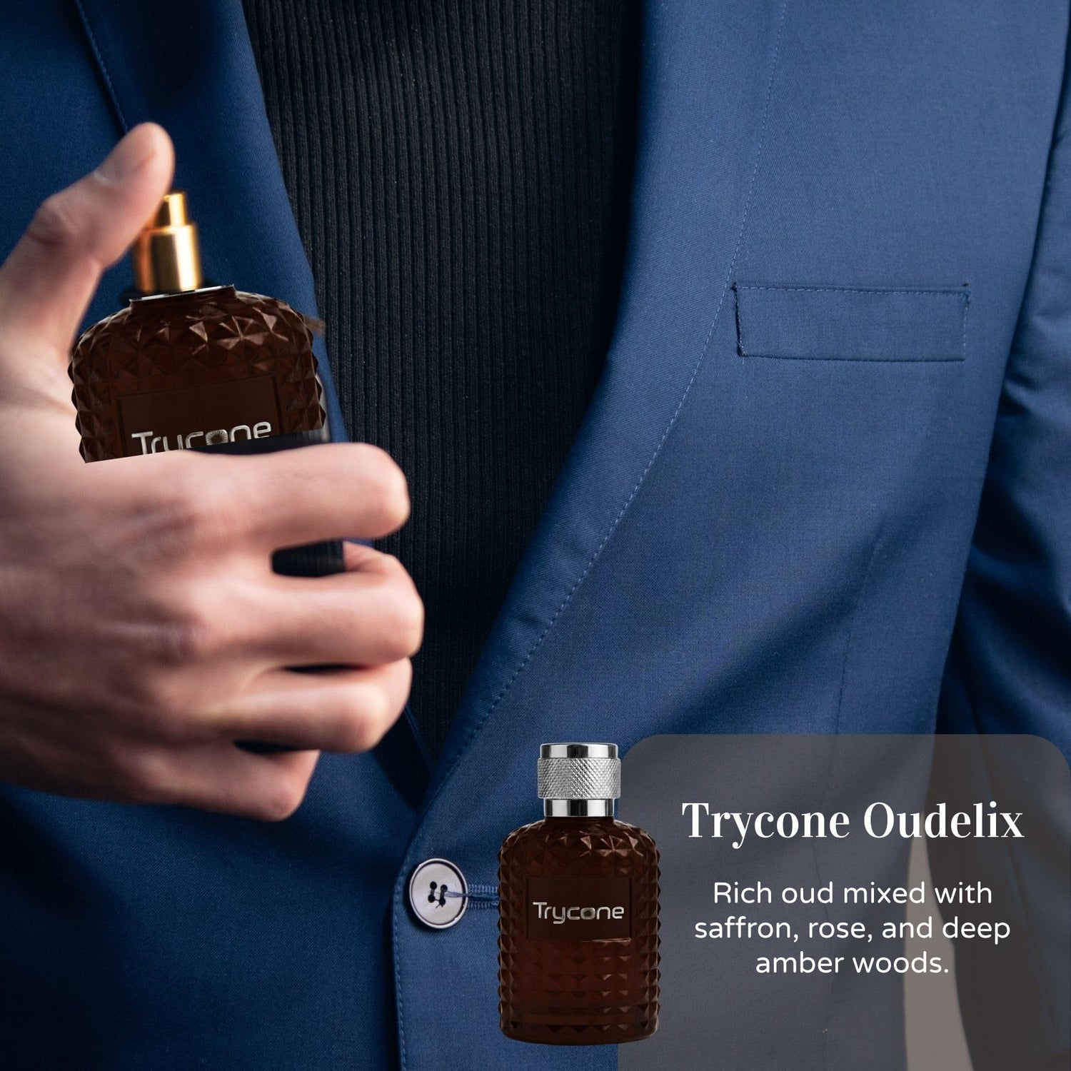 Trycone Oudelix Perfume for Men - 50 Ml