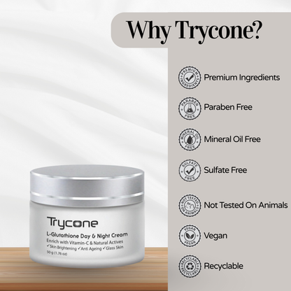 L- Glutathione Day &amp; Night Cream - 50 g