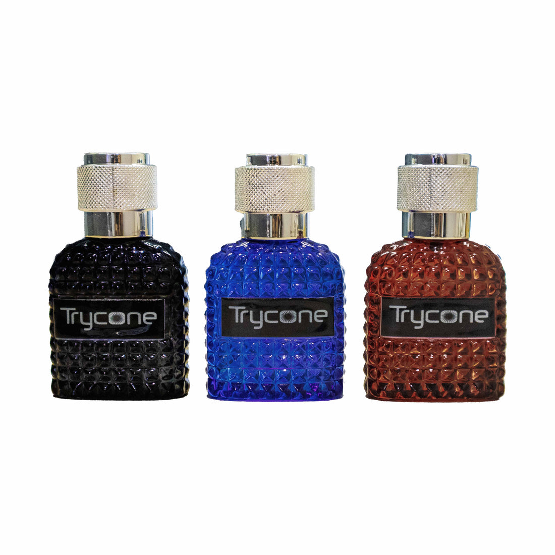 Trycone Perfume Gift Set for Men | Solvante, Bluvaris &amp; Oudelix | Long Lasting Eau de Parfum Pack of 3 (30ml Each)