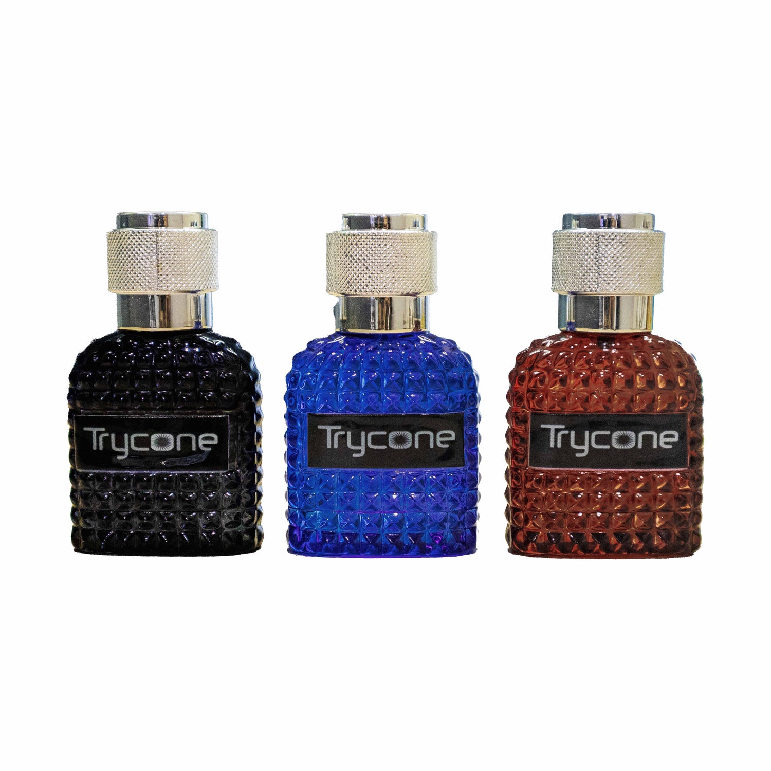 Trycone Perfume Gift Set for Men | Solvante, Bluvaris &amp; Oudelix | Long Lasting Eau de Parfum Pack of 3 (30ml Each)