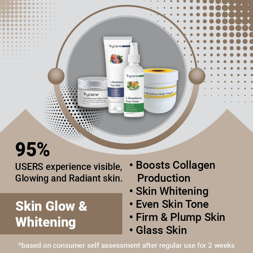 Skin Glow Whitening Pack Of 4 Products Trycone