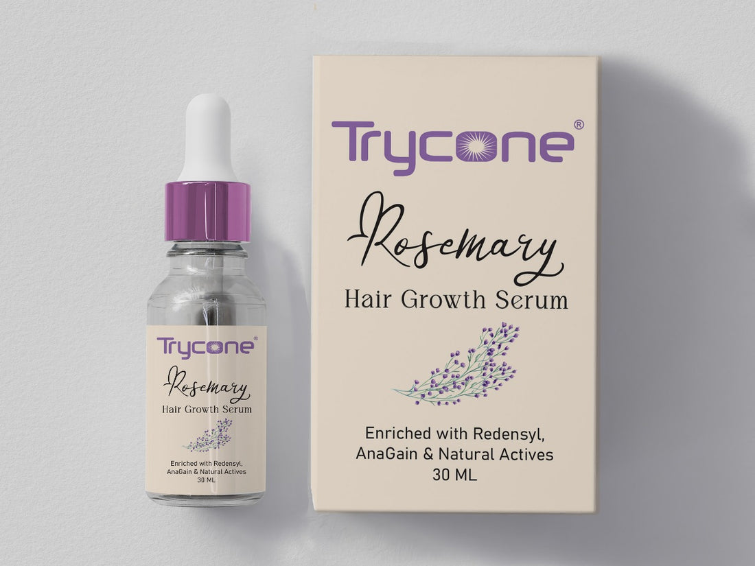 Trycone Rosemary Hair Growth Serum Enrich with Redensyl, Anagain &amp; Other Natural Actives – 30 Ml